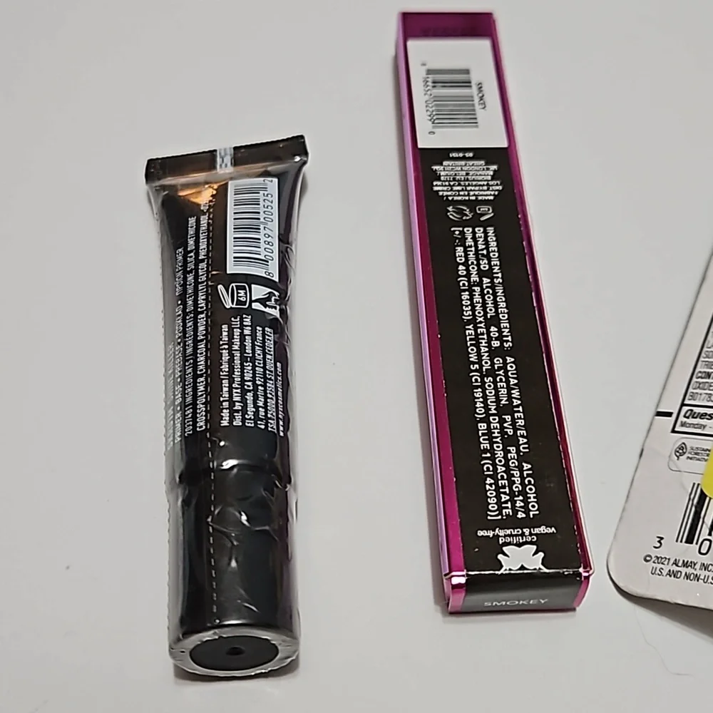 Beauty Bundle Almay Concealers NYX Shine Killer Primer Rimmel Eyeliner Gel